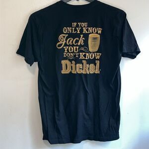 EXCELLENT CONDITION MEN’S LARGE GEORGE DICKEL TENNESSEE WHISKY SHORT-SLEEVED T